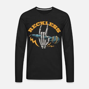Reckless Skeleton hand' Men's T-Shirt 